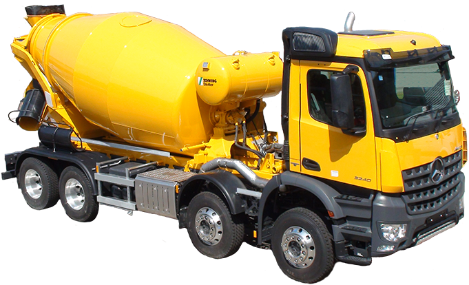 Concrete Mixer Trucks - Concrete Mixer Truck Png Clipart (750x641), Png Download