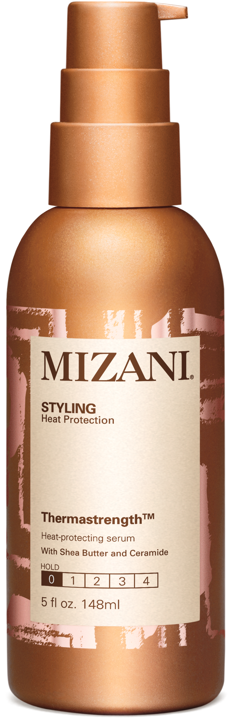 Heat Protecting Serum For Natural Hair - Mizani Thermasmooth Heat Protectant Serum Clipart (1204x2827), Png Download