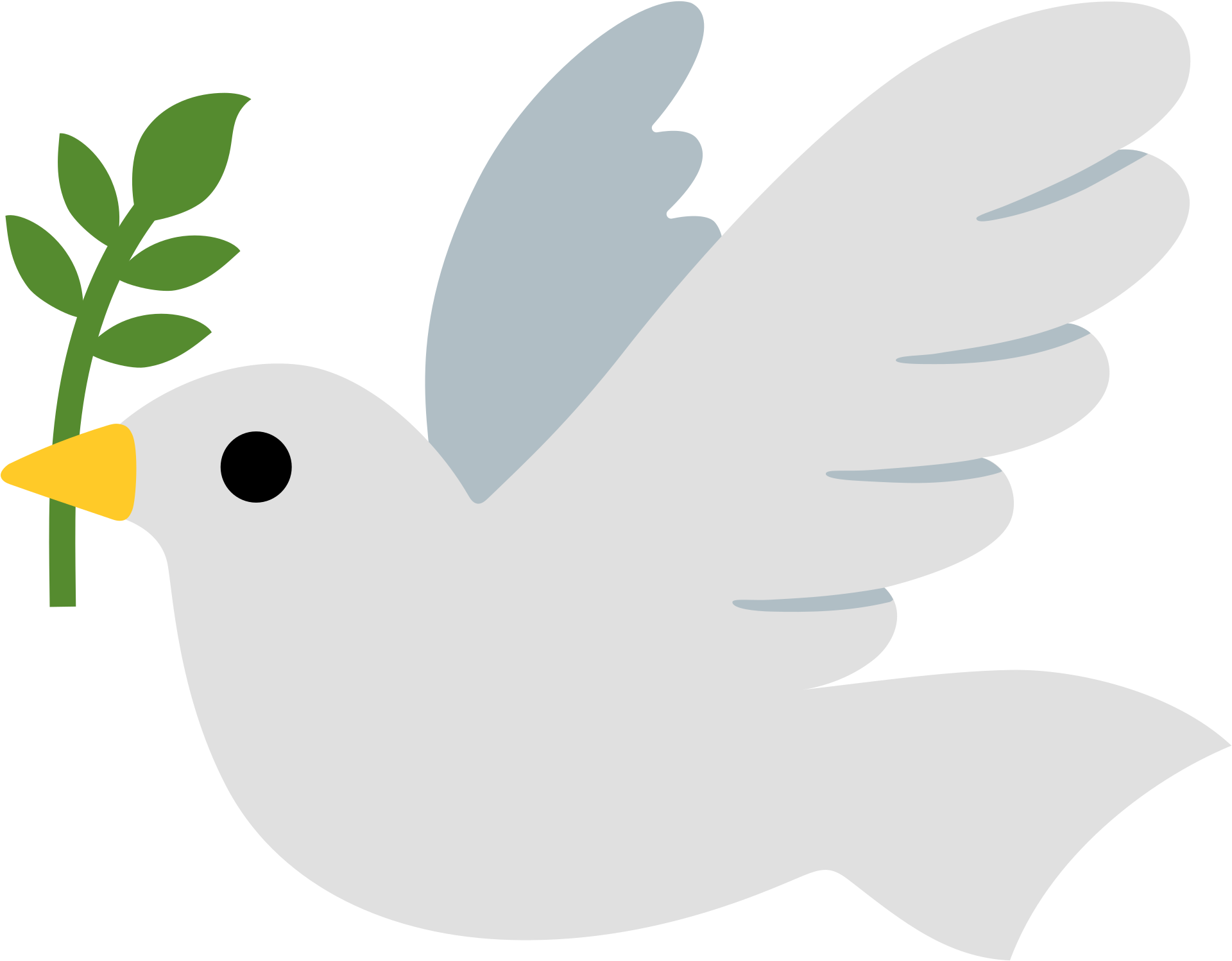 Sove Emoji Png - Dove Emoji Png Clipart (2000x2000), Png Download