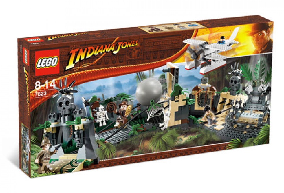 7623 1 - Lego Indiana Jones Temple Escape Clipart (980x980), Png Download
