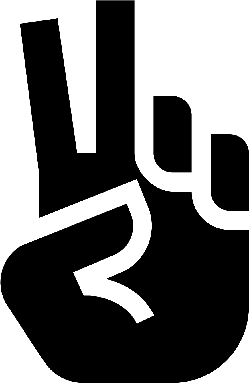 Black And White Stock Frieden Icon Free Download Png - Symbol Peace Hand Png Clipart (1600x1600), Png Download