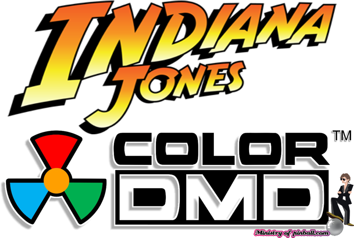 Indiana Jones Colordmd - Indiana Jones Raiders Of The Lost Ark Logo Clipart (801x527), Png Download