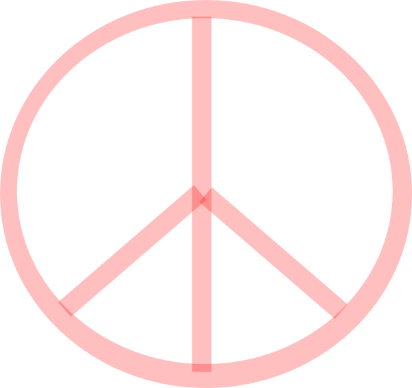 Red Transparent Clip Art - Stop War Make Peace - Png Download (600x566), Png Download