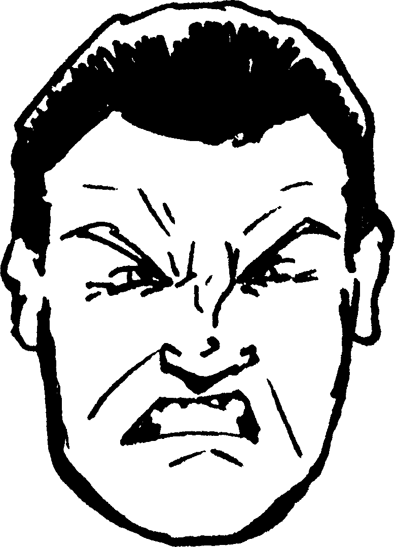 Angry Man 02 , Png Download - Illustration Clipart (779x1078), Png Download