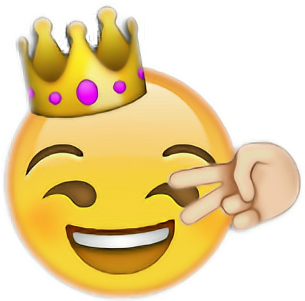 Queen King Peace Emoji Sticker Issa Dxddyyyy Png Queen - Smiley Clipart. 