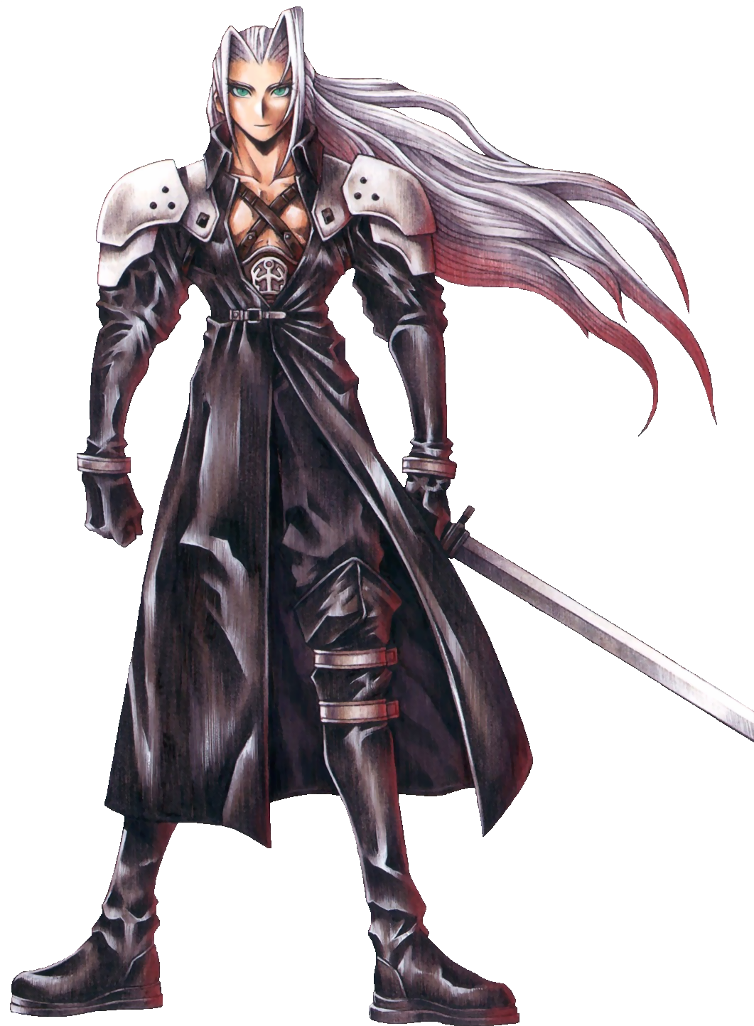 Sephiroth Png High-quality Image - Sephiroth Final Fantasy Vii Clipart (1060x1468), Png Download