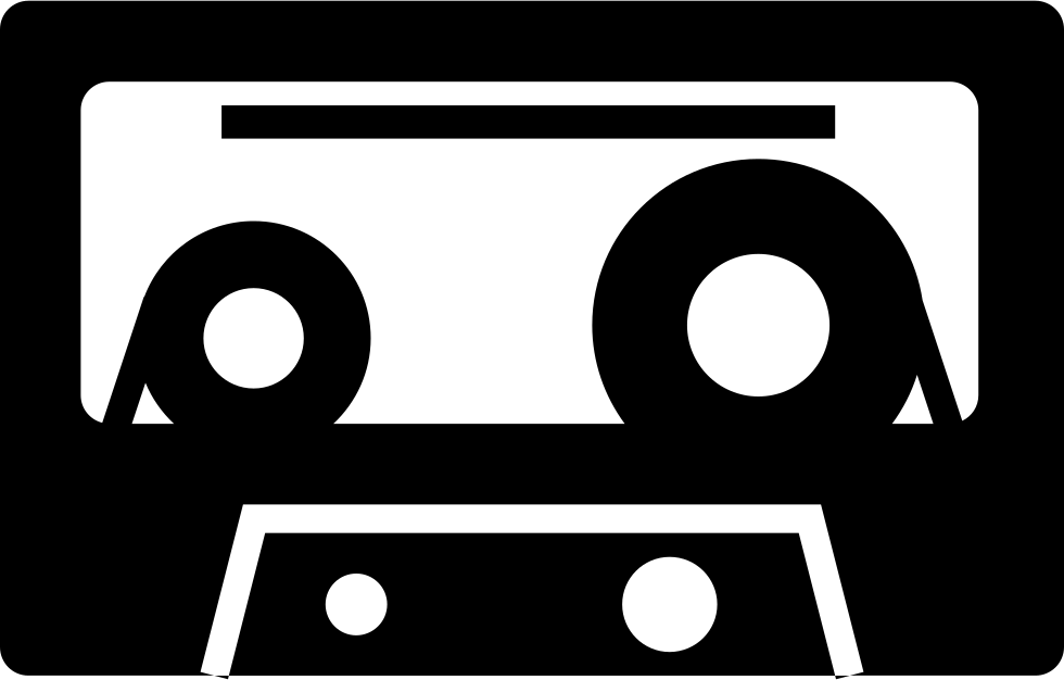 Png File Svg - Symbol Music Cassette Clipart (980x626), Png Download