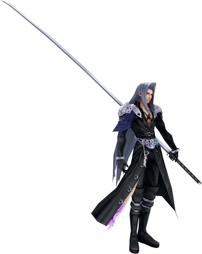Sephiroth Png Background Image - Sephiroth Render Clipart (703x881), Png Download