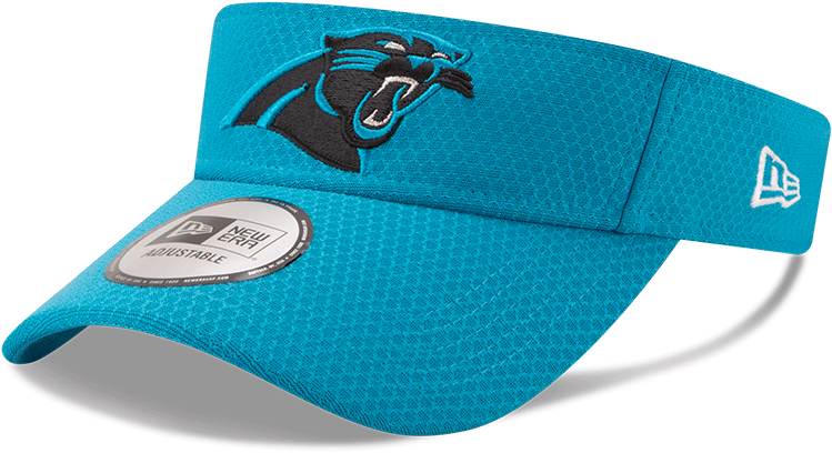 Carolina Panthers Blue '17 Training Camp New Era Visor - New Era Clipart (800x800), Png Download