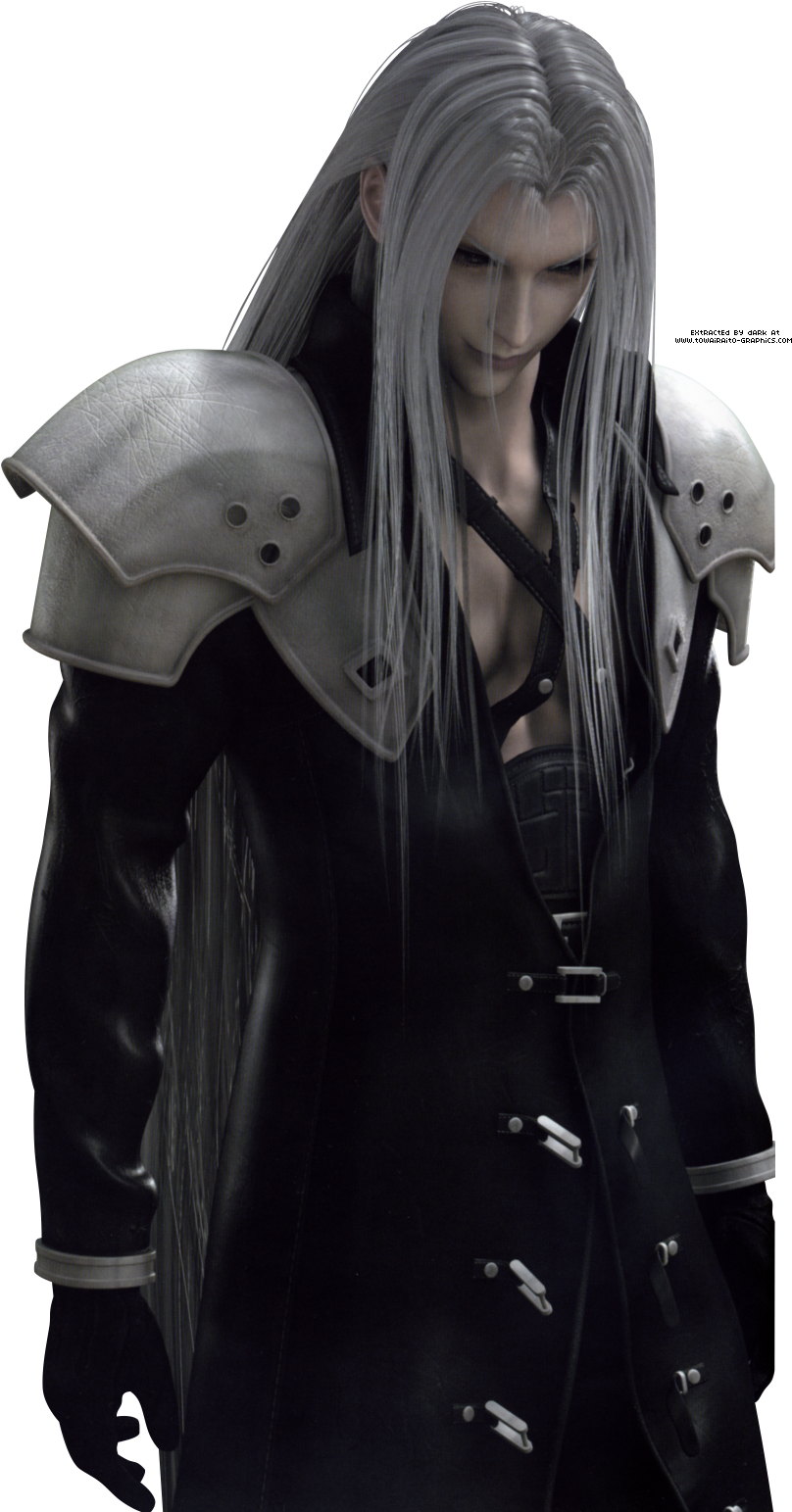 You Can't Post - Sephiroth Final Fantasy Cool Clipart (848x1542), Png Download