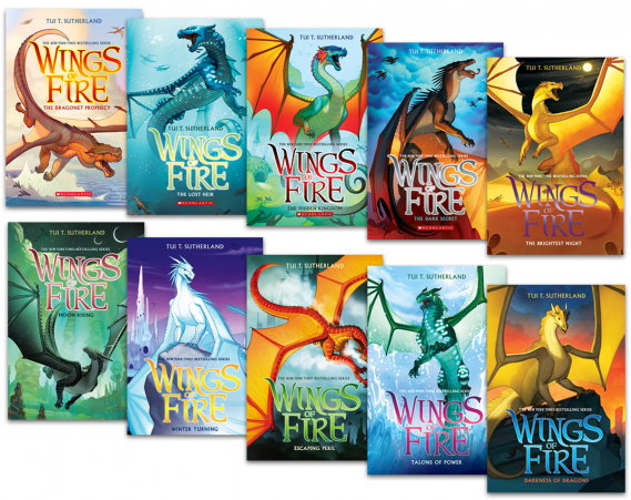 Making Magic With Wings Of Fire - Book Ten Wings Of Fire Clipart (800x450), Png Download