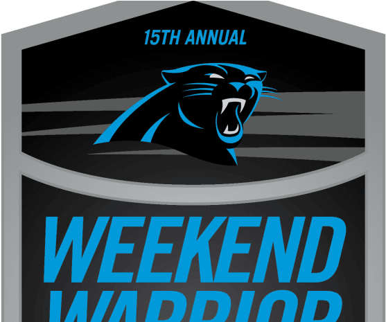 The Carolina Panthers Will Host The 15th Annual Weekend - Carolina Panthers New Clipart (824x464), Png Download