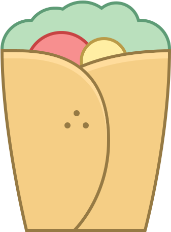 Black Bean Quesadillas - Illustration Clipart (800x600), Png Download