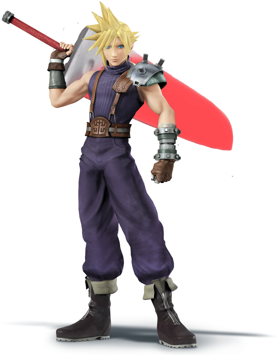 1,000 Degree Knife Videos - Final Fantasy 7 Cloud Super Smash Bros Clipart (1500x1500), Png Download