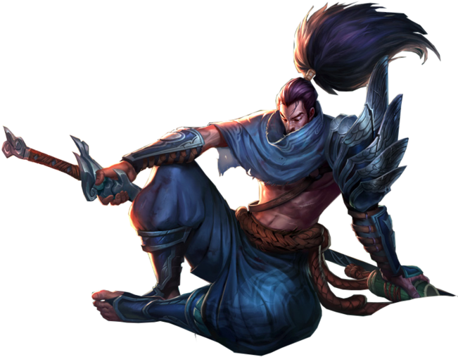 Thumb Image - Katana Yasuo League Of Legends Clipart (1024x604), Png Download