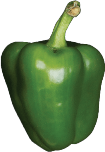 1 Unit - Green Bell Pepper Clipart (640x640), Png Download