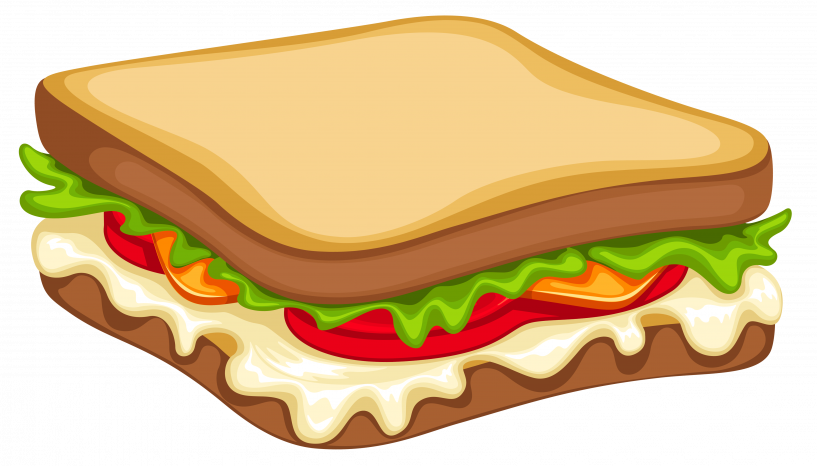 Clip Art Sandwich Png Transparent Png (817x466), Png Download