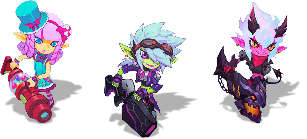 We Can Vote On Tristana's Newest Skin, With Three Adorable - League Of Legends Clipart (1088x466), Png Download