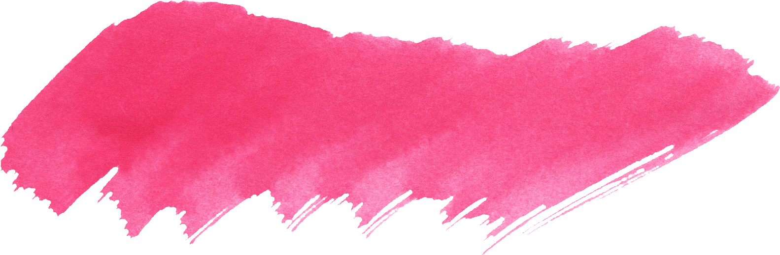 37 Red Watercolor Brush Stroke Vol Clipart (1583x519), Png Download