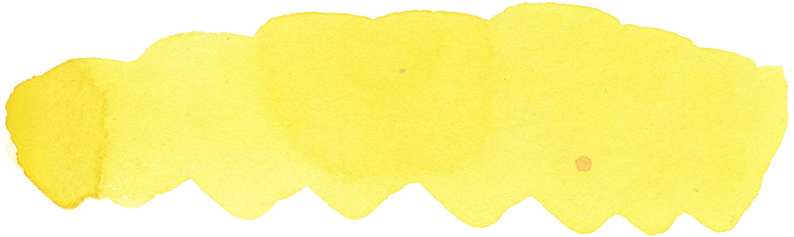 36 Watercolor Brush Stroke Banners Vol - Yellow Watercolor Stroke Png Clipart (1120x335), Png Download