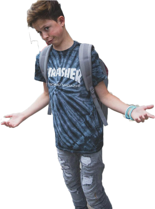 #jacobsartorius - Jacob Sartorius Thrasher Shirt Clipart (700x700), Png Download