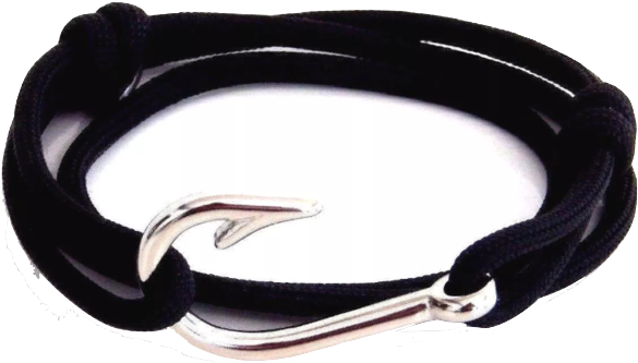 Fish Hook Bracelet - Fish Hook Bracelet Man Clipart (600x559), Png Download