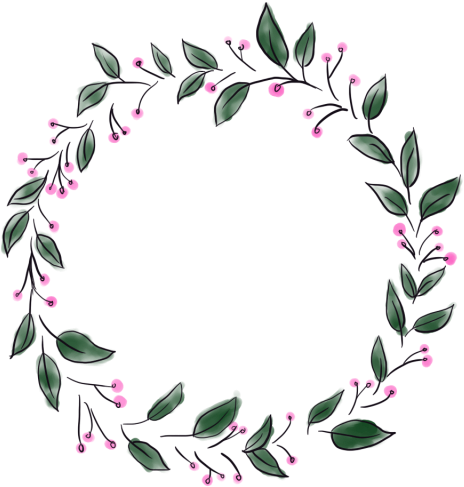 Flower Circle Border Clipart - Transparent Flower Circle Border - Png Download (640x640), Png Download