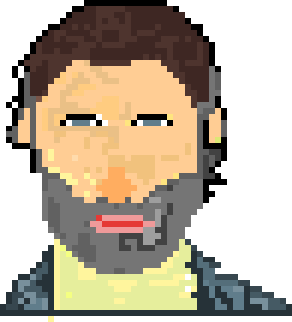 Rick Grimes - Cartoon Clipart (1200x1200), Png Download