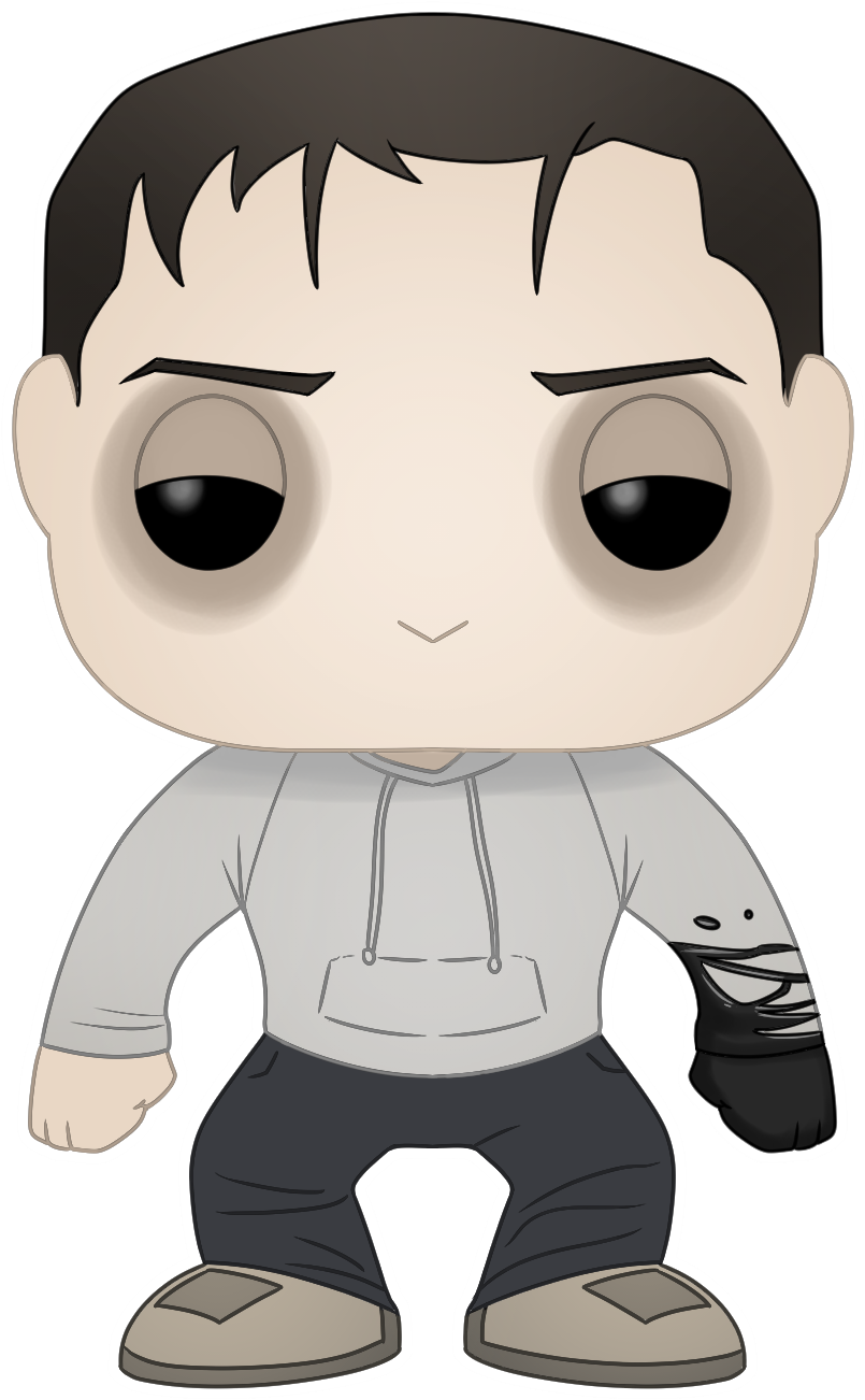 #10 Rick Grimes - Cartoon Clipart (1241x1500), Png Download