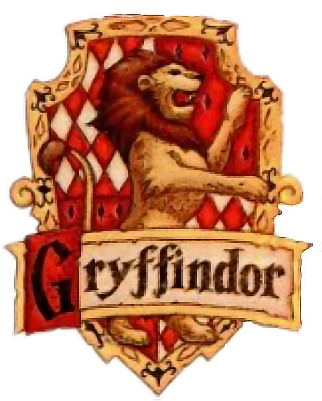 Gryffindor Sticker - Harry Potter Gryffindor Png Clipart (1024x1275), Png Download
