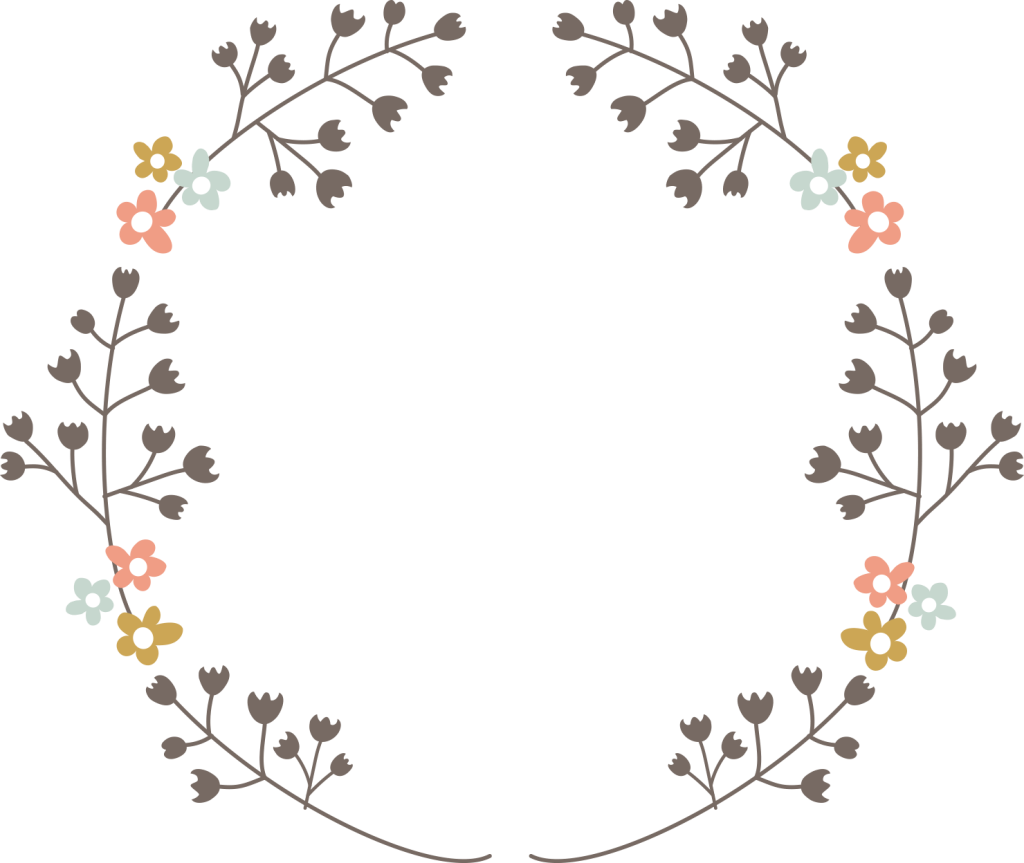 This Graphics Is Three Flower Circle Flat Vector About - Flower Circle Vector Png Clipart (1024x863), Png Download