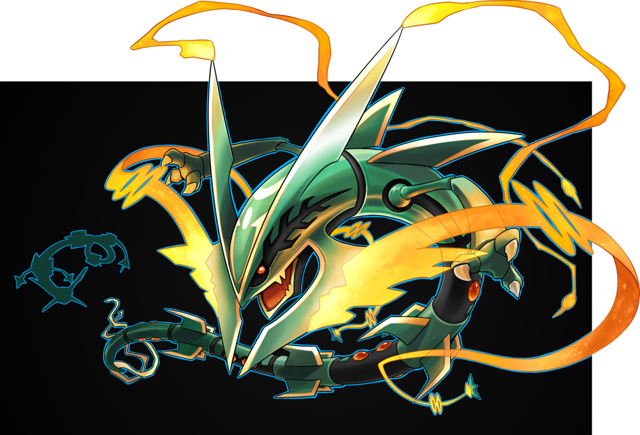 Rayquaza → Mega Rayquaza Clipart (1280x870), Png Download
