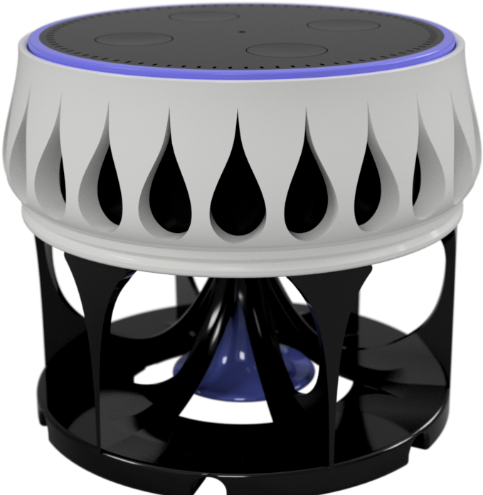 Amazon Echo Dot V2 Acoustic Stand Clipart (679x695), Png Download