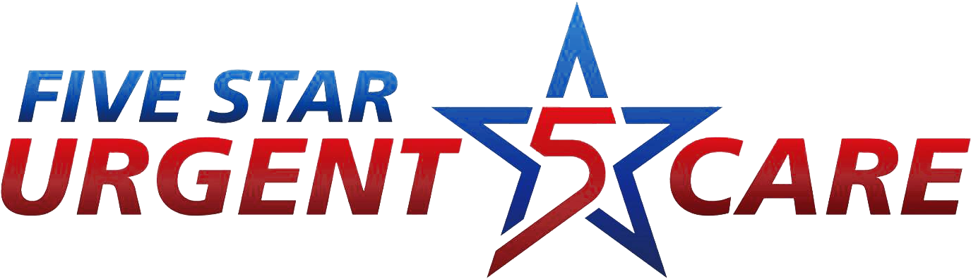 Demarchin Logo Official - Five Star Urgent Care Clipart (1400x424), Png Download