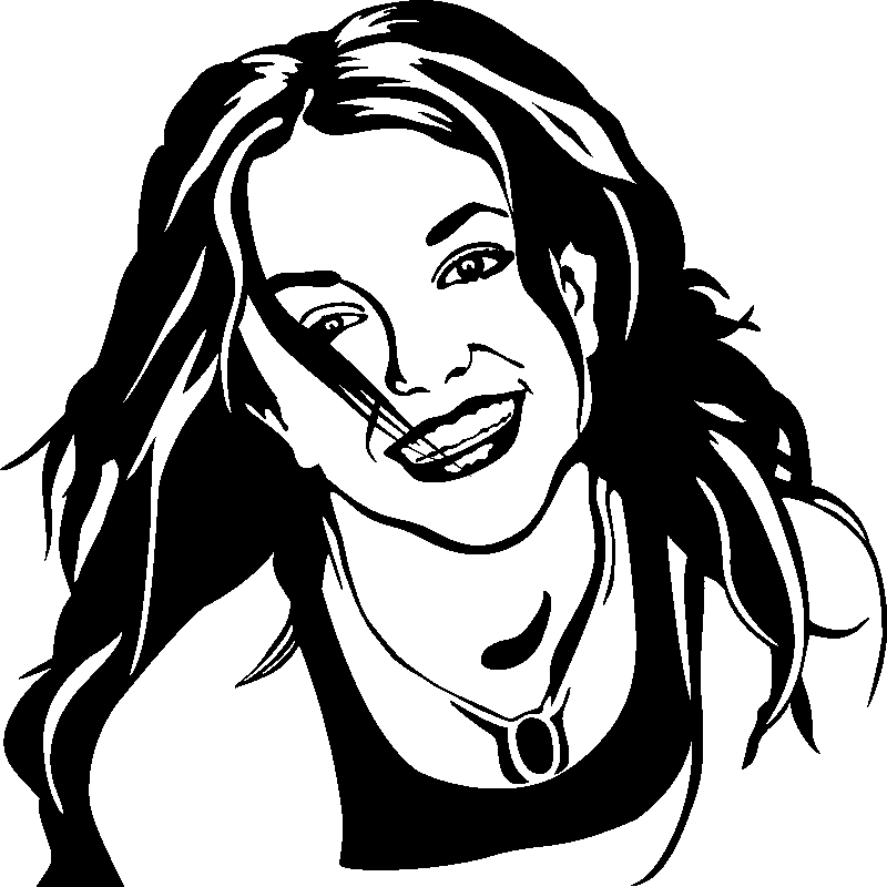 Sticker Portrait Britney Spears Ambiance Sticker Si - Pop Art Britney Spears Sticker Clipart (800x800), Png Download