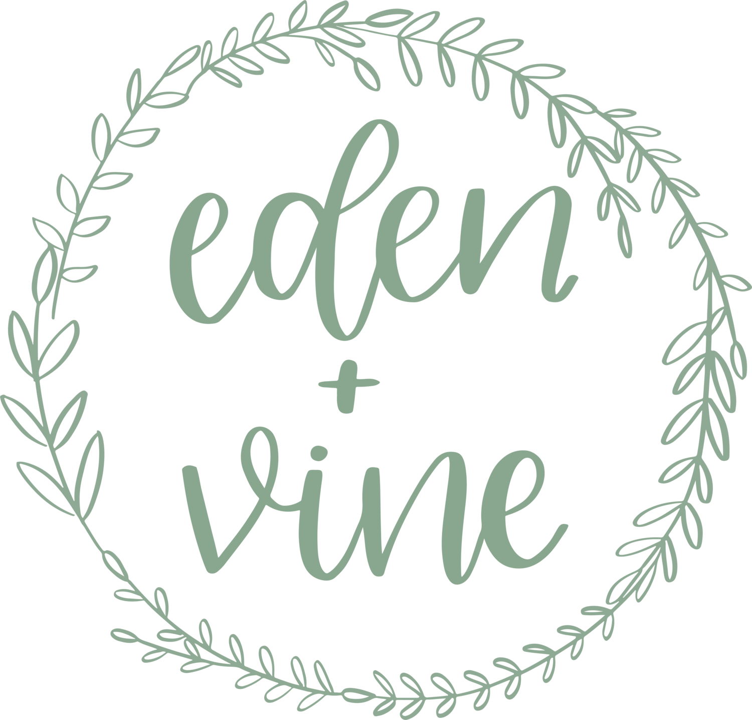 1500 X 1436 4 - Vine Calligraphy Clipart (1500x1436), Png Download