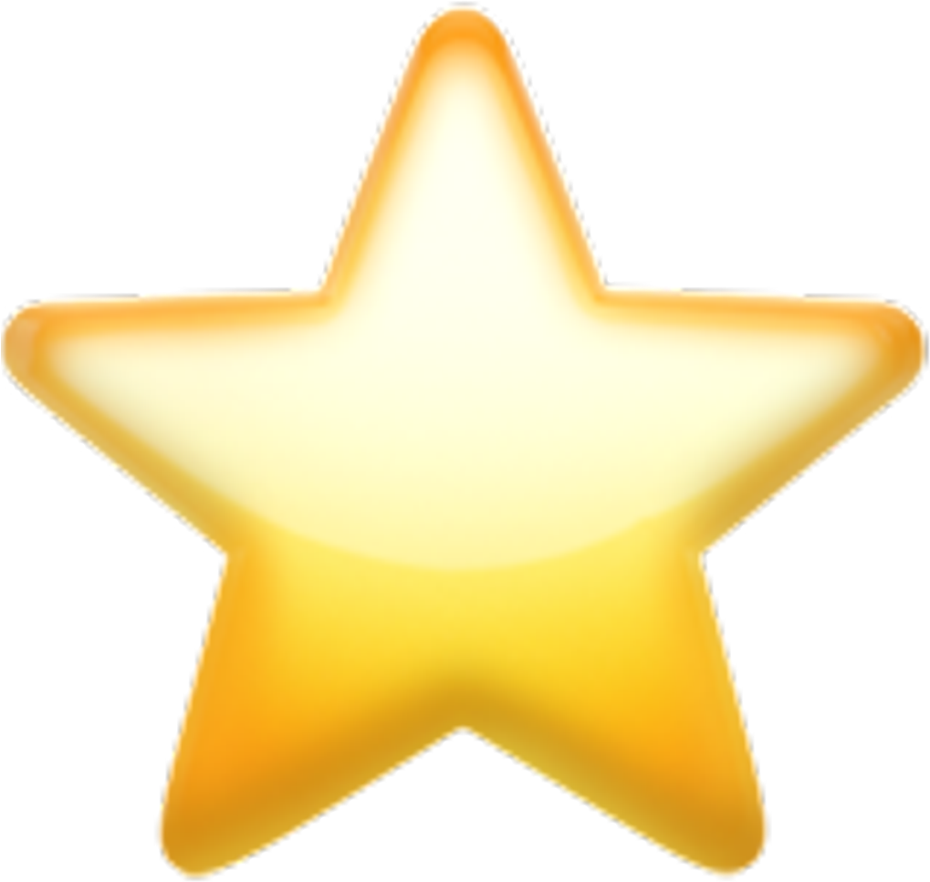 Freetoedit Star Emoji Звезда Емодзи - Icon Clipart (1024x1024), Png Download
