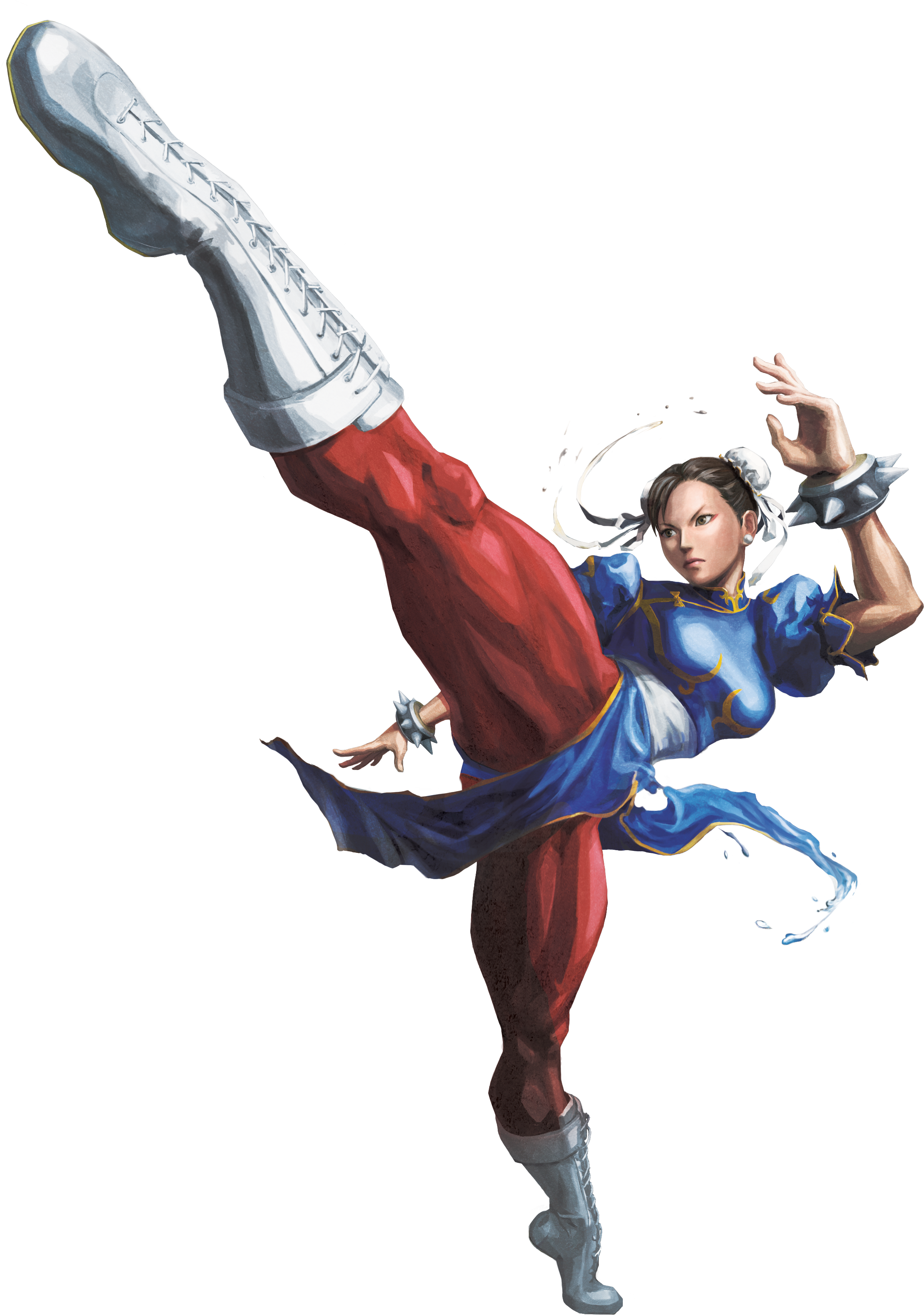 I See He Followed Chun Li's Workout Routine - Chun Li Street Fighter Clipart (2422x3405), Png Download