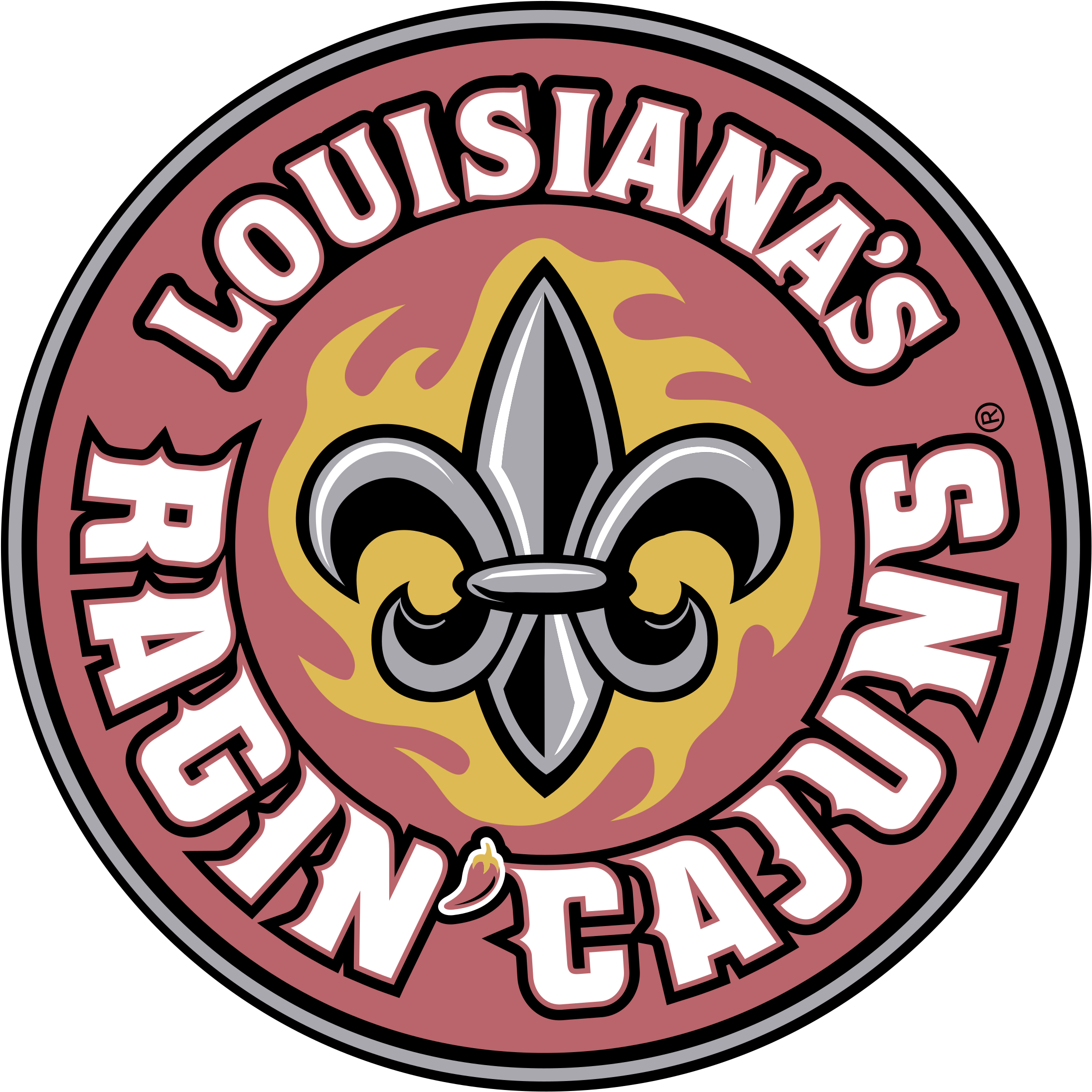 La Lafayette Ragin Cajuns Logo Png Transparent - Louisiana Ragin Cajuns Logo Clipart (2400x2400), Png Download
