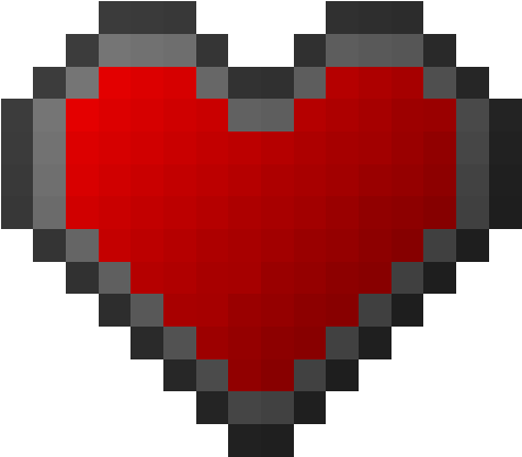 Minecraft Heart Png - Rainbow Heart Pixel Art Clipart (600x600), Png Download