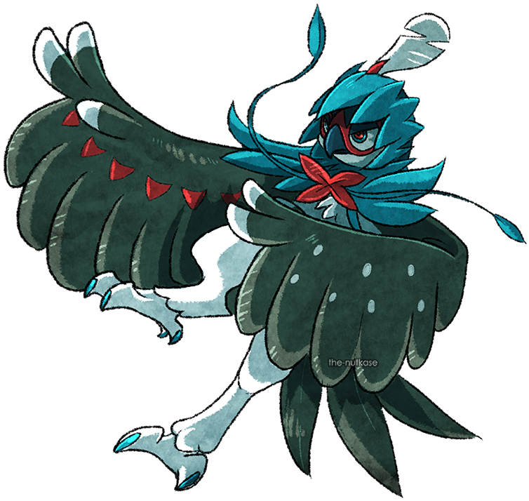 Pokemon Shiny Decidueye , Png Download Clipart (754x714), Png Download