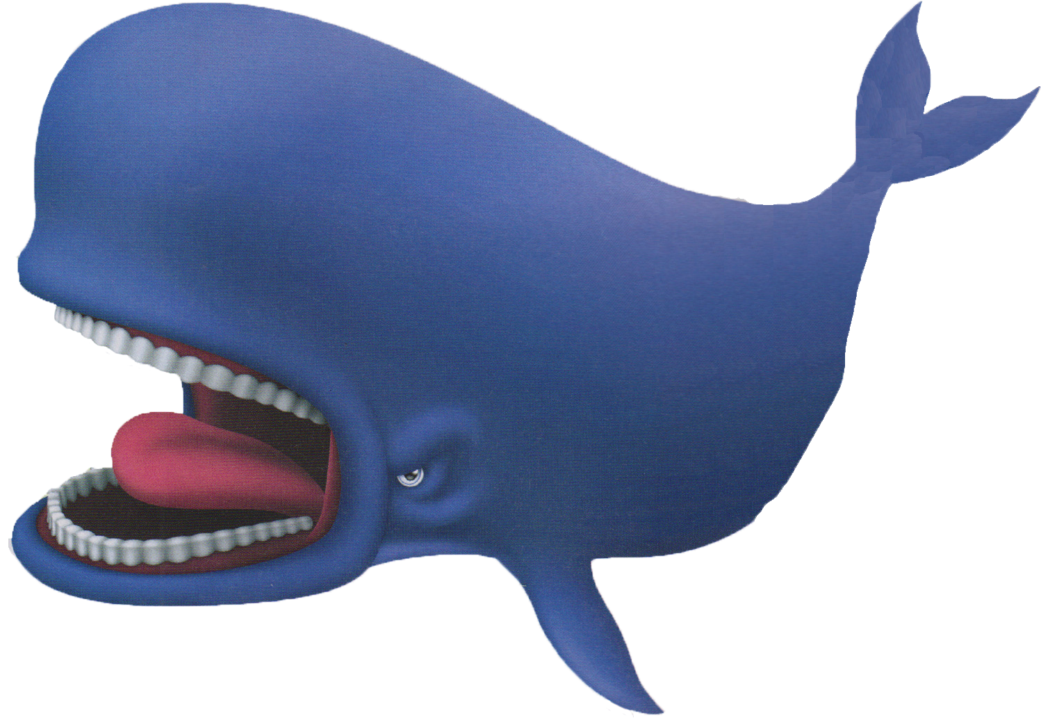 Whale Open Mouth Clipart - Whale From Pinocchio - Png Download (1508x1048), Png Download