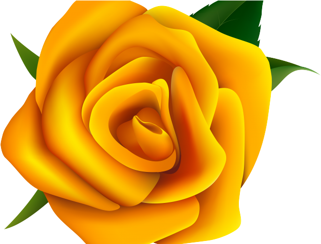 Rose Clipart Emoji - Vetor Rosa Amarela Png Transparent Png (640x480), Png Download