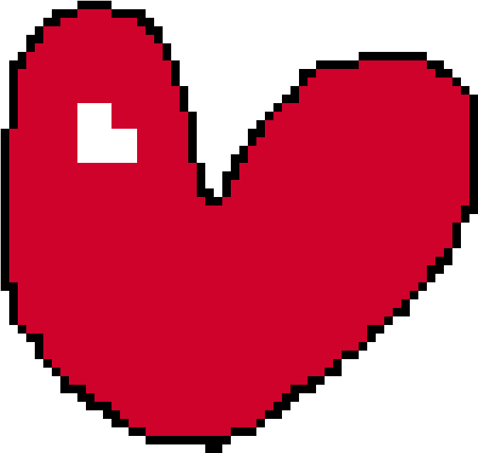 Minecraft Heart - Love Clipart (1200x1200), Png Download