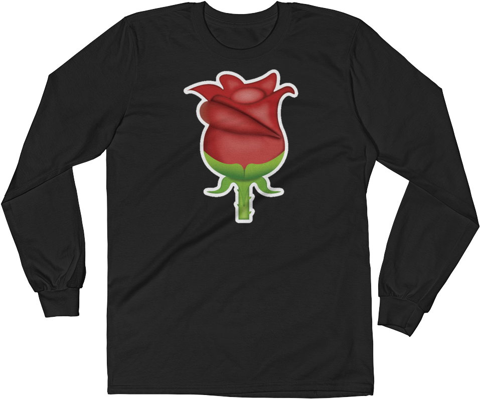 Men's Emoji Long Sleeve T Shirt - Infamous T Shirt Clipart (1000x1000), Png Download