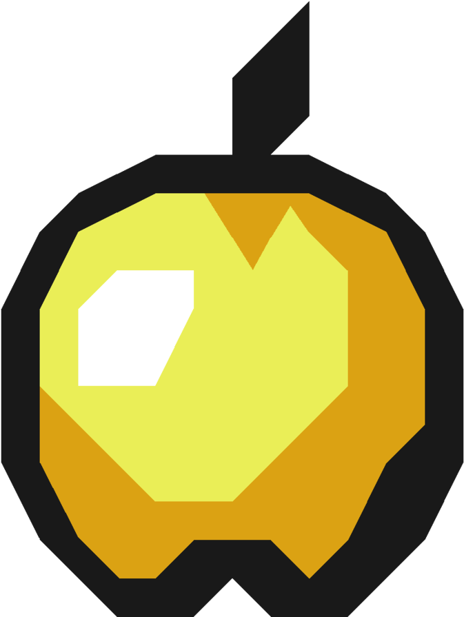 Minecraft Heart Clipart - Minecraft Golden Apple Cartoon - Png Download (894x894), Png Download