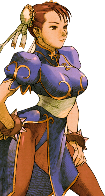 Chun-li Marvel Vs Capcom 2 By Bengus - Marvel V Capcom 2 Characters Png Clipart (405x768), Png Download