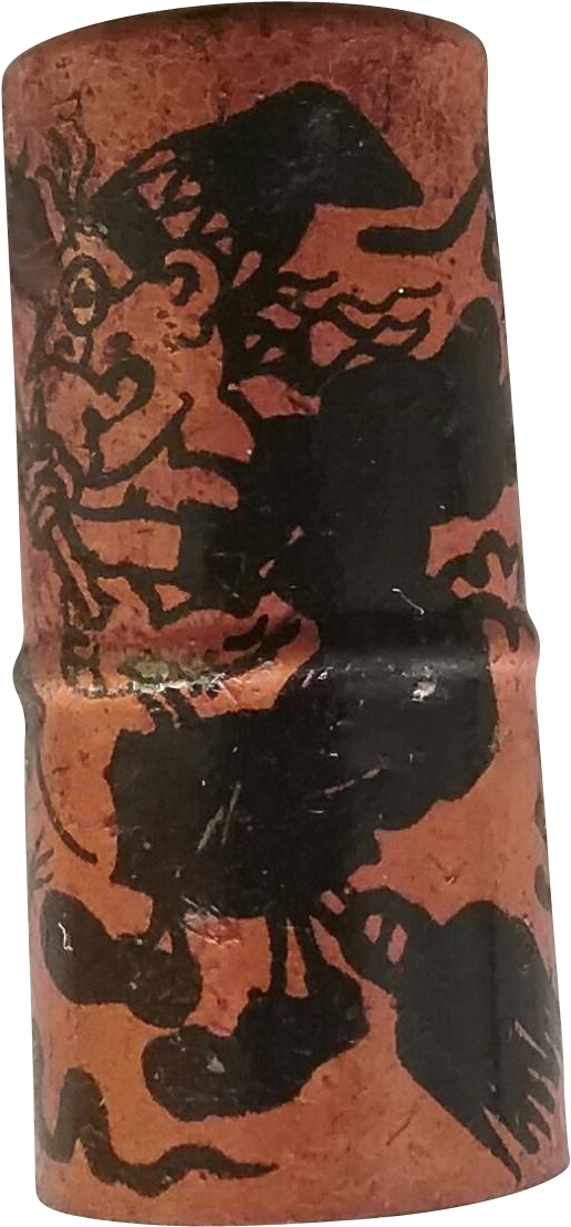 German Halloween Metal Tin Siren Whistle Noisemaker Clipart (516x1109), Png Download