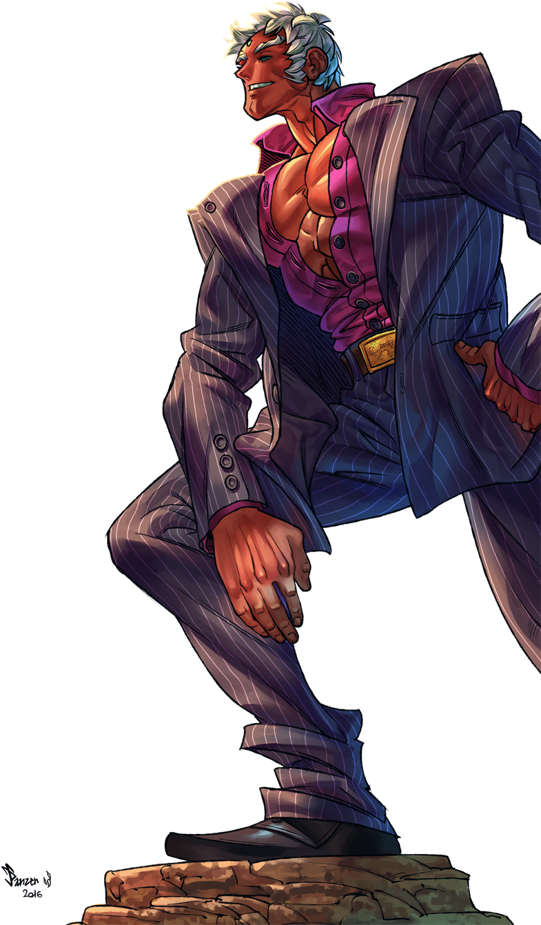 2ol6 Street Fighter V Street Fighter Iii - Street Fighter Urien Fanart Clipart (838x1373), Png Download