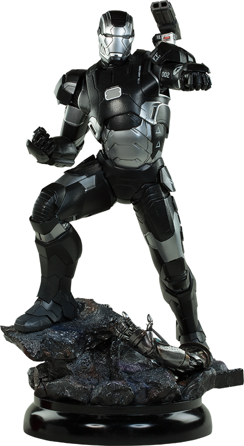 Marvel War Machine Maquette By Sideshow Collectibles - Sideshow War Machine Maquette Statue Clipart (480x875), Png Download